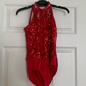 Girls 3 piece dance costume Sz MC excellent condition.